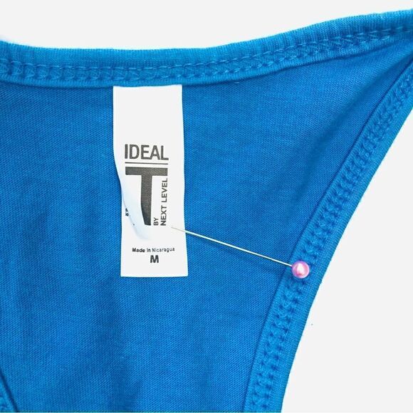 "Faith Stands and Fear Runs" Racerback Tank, Ideal T by Next Level - Picture 6 of 6